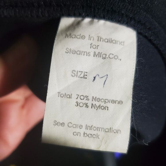 Stearns M wetsuit Men Blue Black shorty neoprene Size Medium - Picture 7 of 8